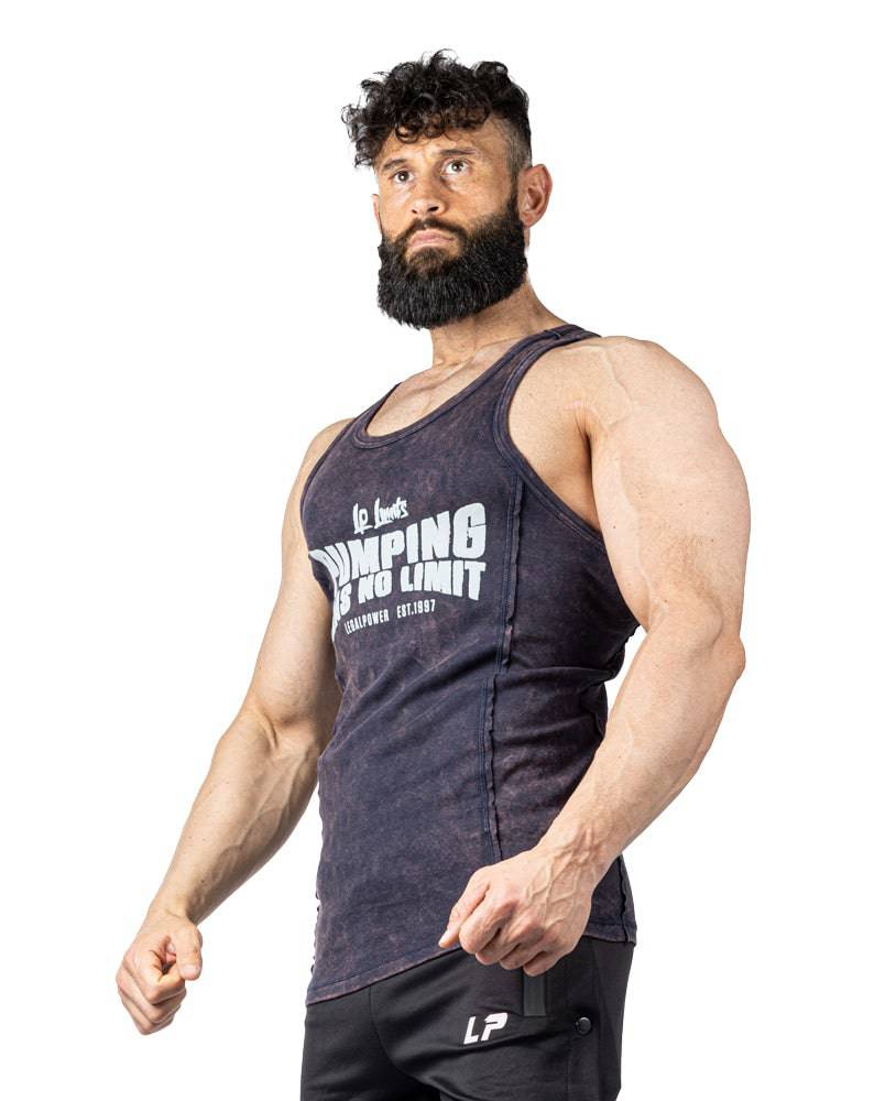 Tanktop Pumping has no Limit Stonewashed Ribbed - Legal Power