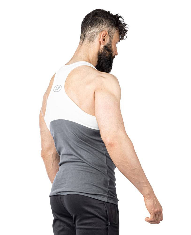 Tanktop Split Hardest Pumper in the Gym Stonewashed Ribbed - Legal Power