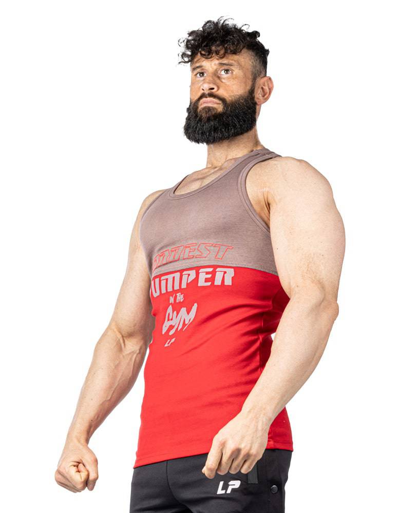 Tanktop Split Hardest Pumper in the Gym Stonewashed Ribbed - Legal Power