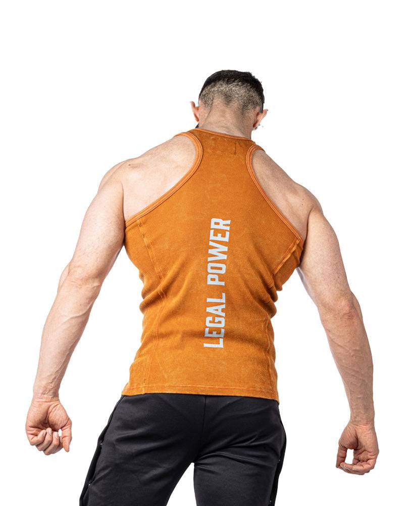 Tanktop Eagle LP Stonewashed Ribbed - Legal Power