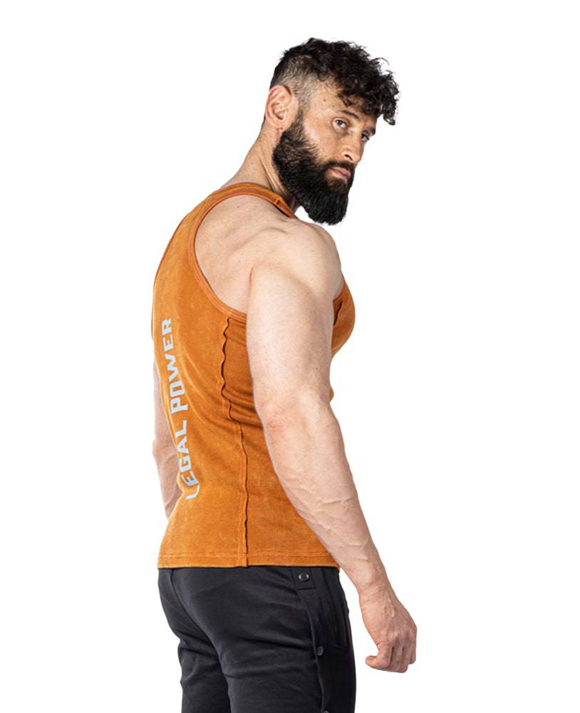 Tanktop Eagle LP Stonewashed Ribbed - Legal Power