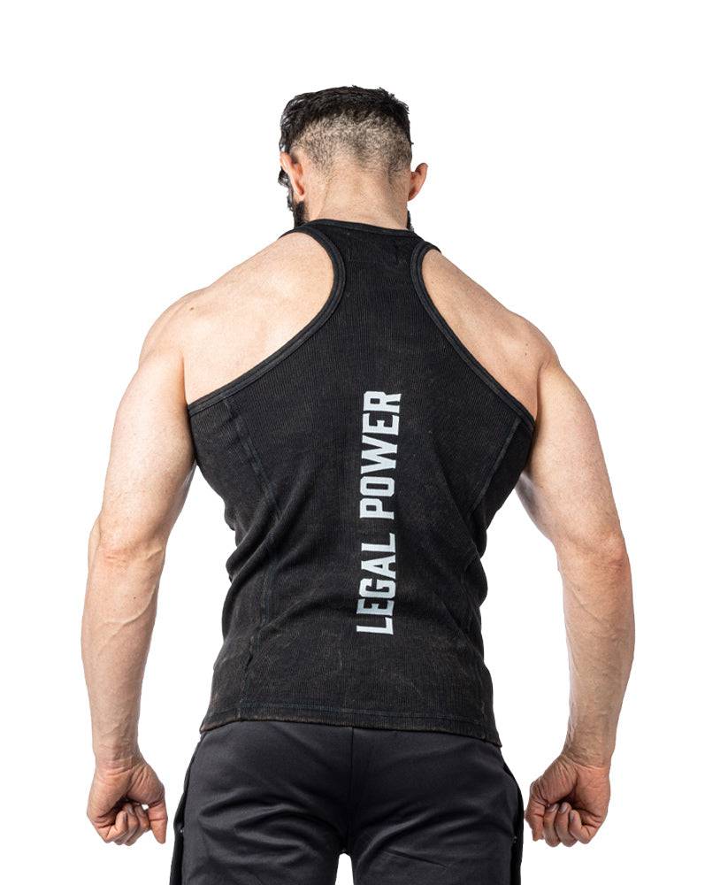Tanktop Eagle LP Stonewashed Ribbed - Legal Power