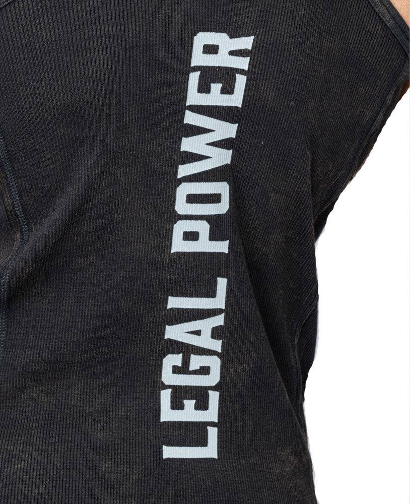 Tanktop Eagle LP Stonewashed Ribbed - Legal Power