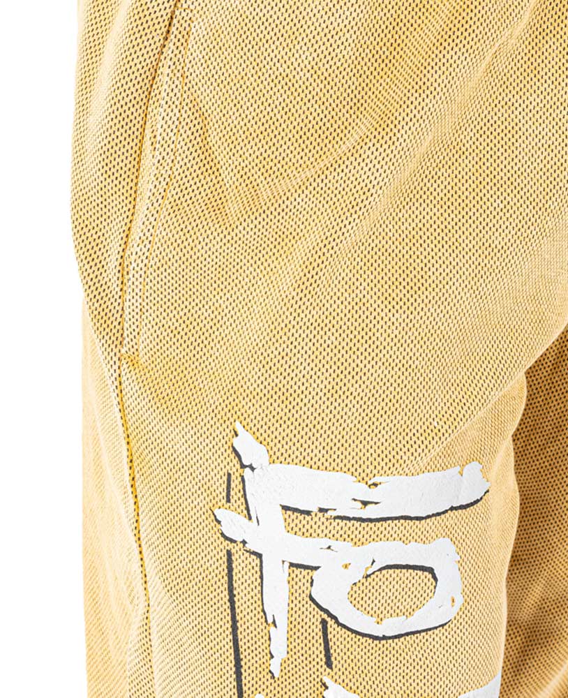 Body Pants Stone Wash Knitted Rain Mesh