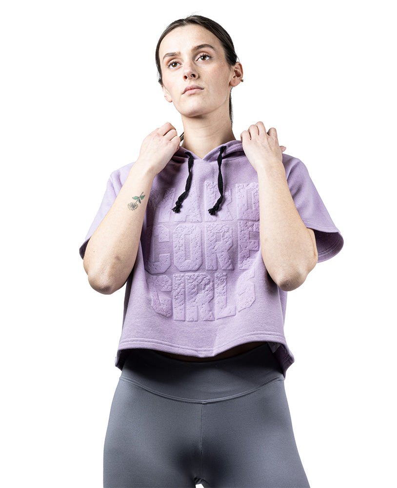 Crop Top Hoodie Hard Core Girls Ottomix - Legal Power