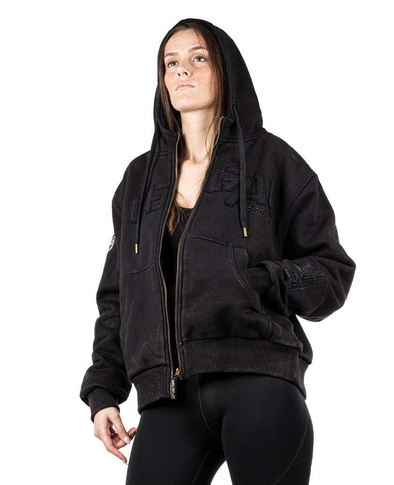 Heavy Hoodie Devils Stonewashed Ottomix Fleece