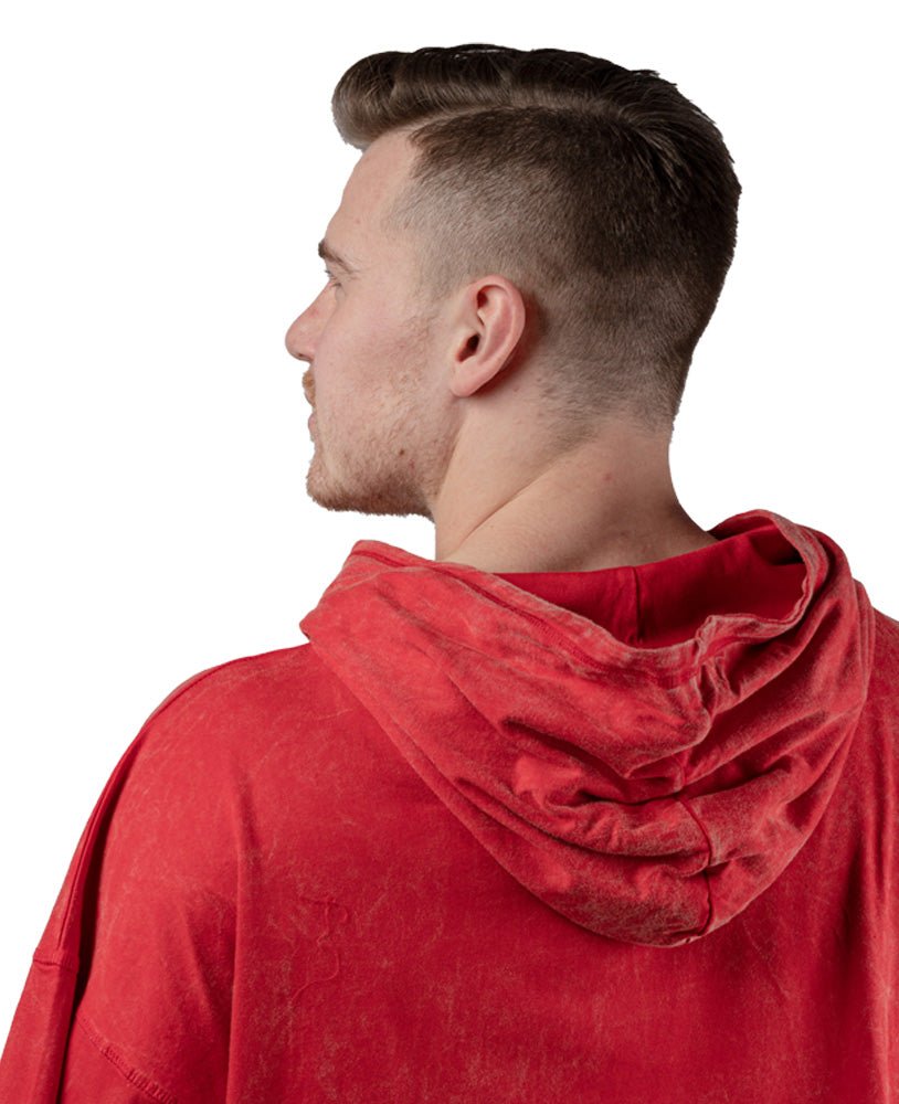 Rag Top Eagle Hoodie Stonewashed Pique Jersey - Legal Power