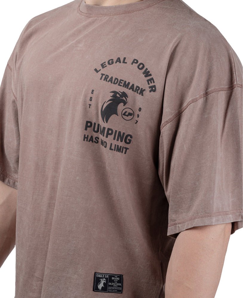 Rag Top Eagle Stonewashed Pique Jersey