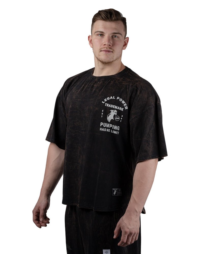 Rag Top Eagle Stonewashed Pique Jersey