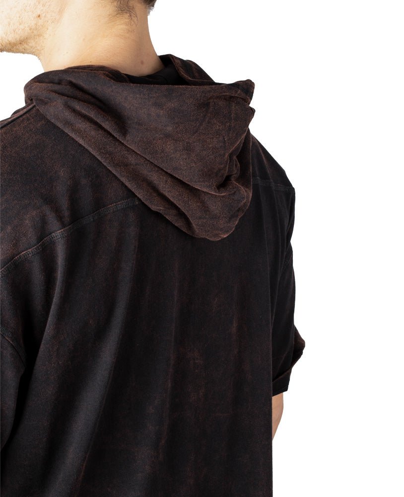 Rag Top LP Oldschool Hoodie Stonewashed Pique Jersey