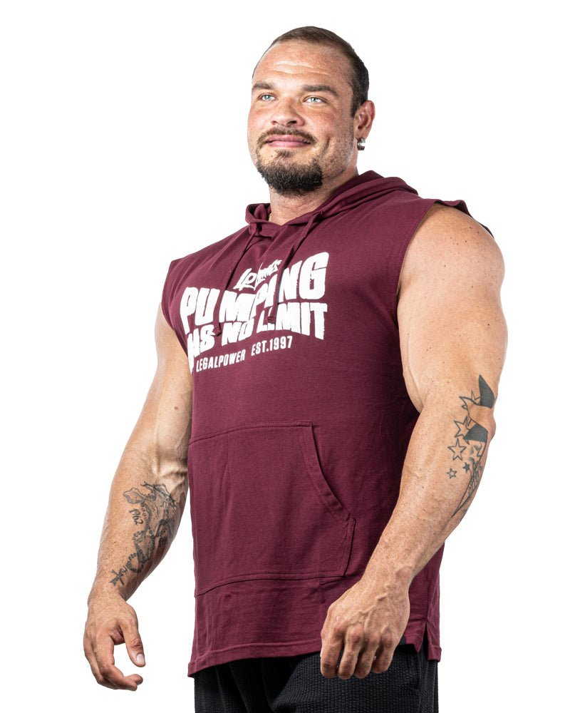 Sleeveless Pumping has no Limit Heavy Jersey - Legal PowerSleeveless