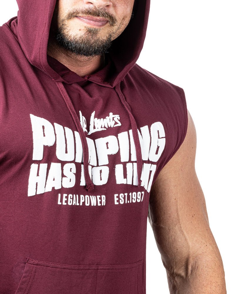 Sleeveless Pumping has no Limit Heavy Jersey - Legal PowerSleeveless