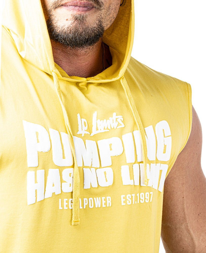 Sleeveless Pumping has no Limit Heavy Jersey - Legal PowerSleeveless