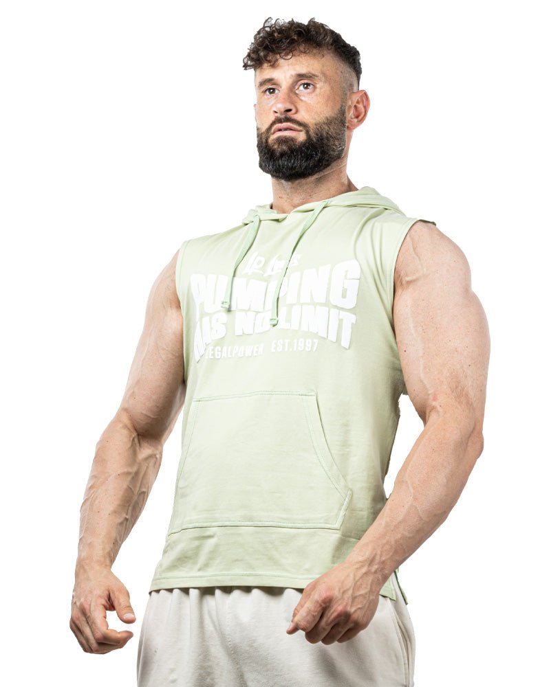 Sleeveless Pumping has no Limit Heavy Jersey - Legal PowerSleeveless