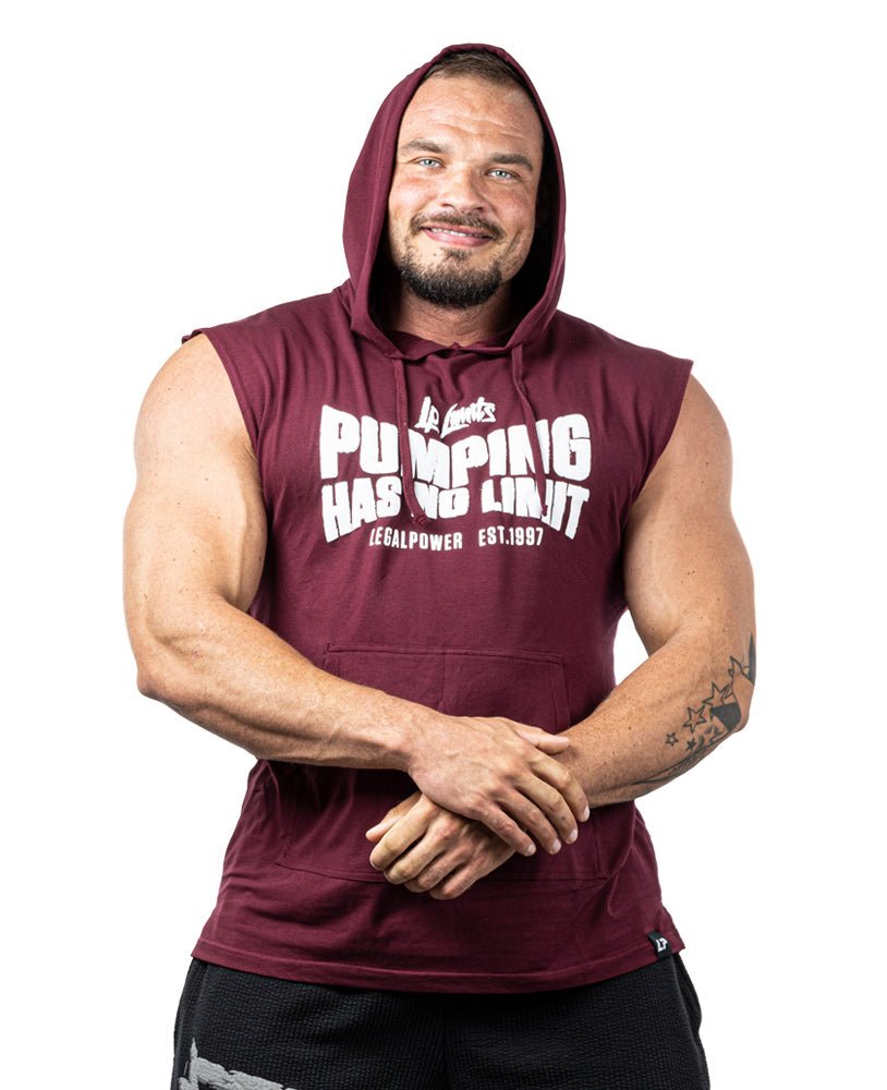 Sleeveless Pumping has no Limit Heavy Jersey - Legal PowerSleeveless