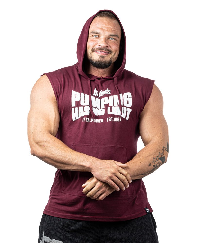 Sleeveless Pumping has no Limit Heavy Jersey - Legal PowerSleeveless