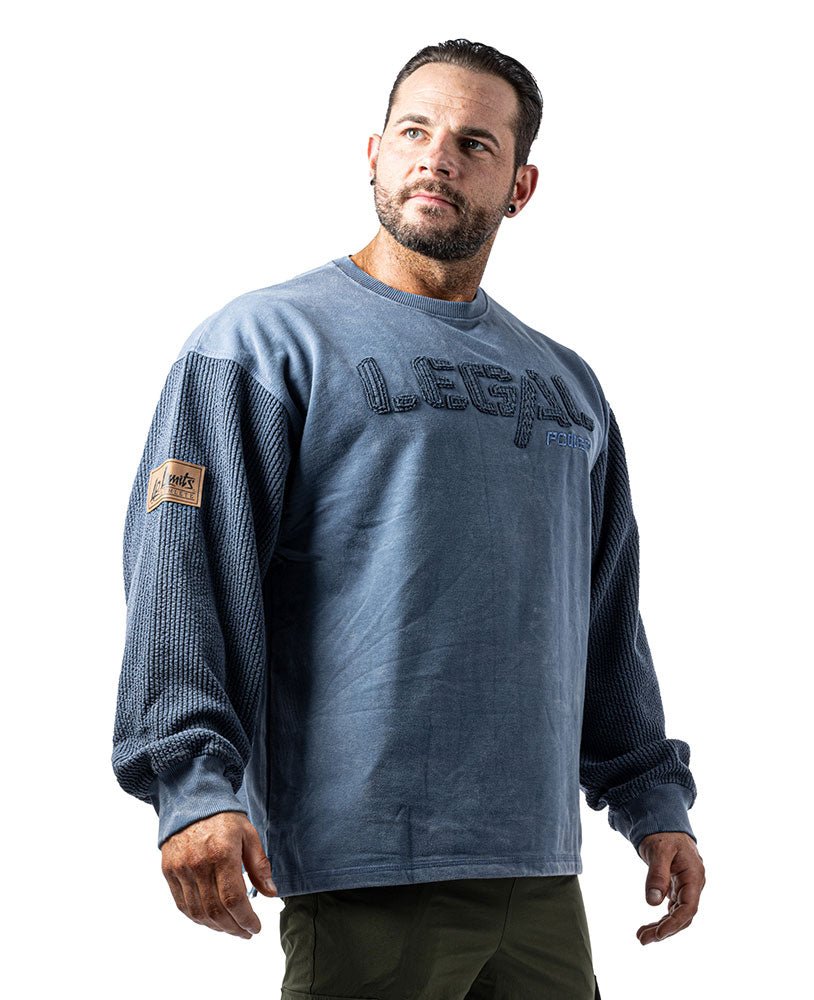Sweater Legal Power Stonewashed Bostomix - Legal PowerSweater