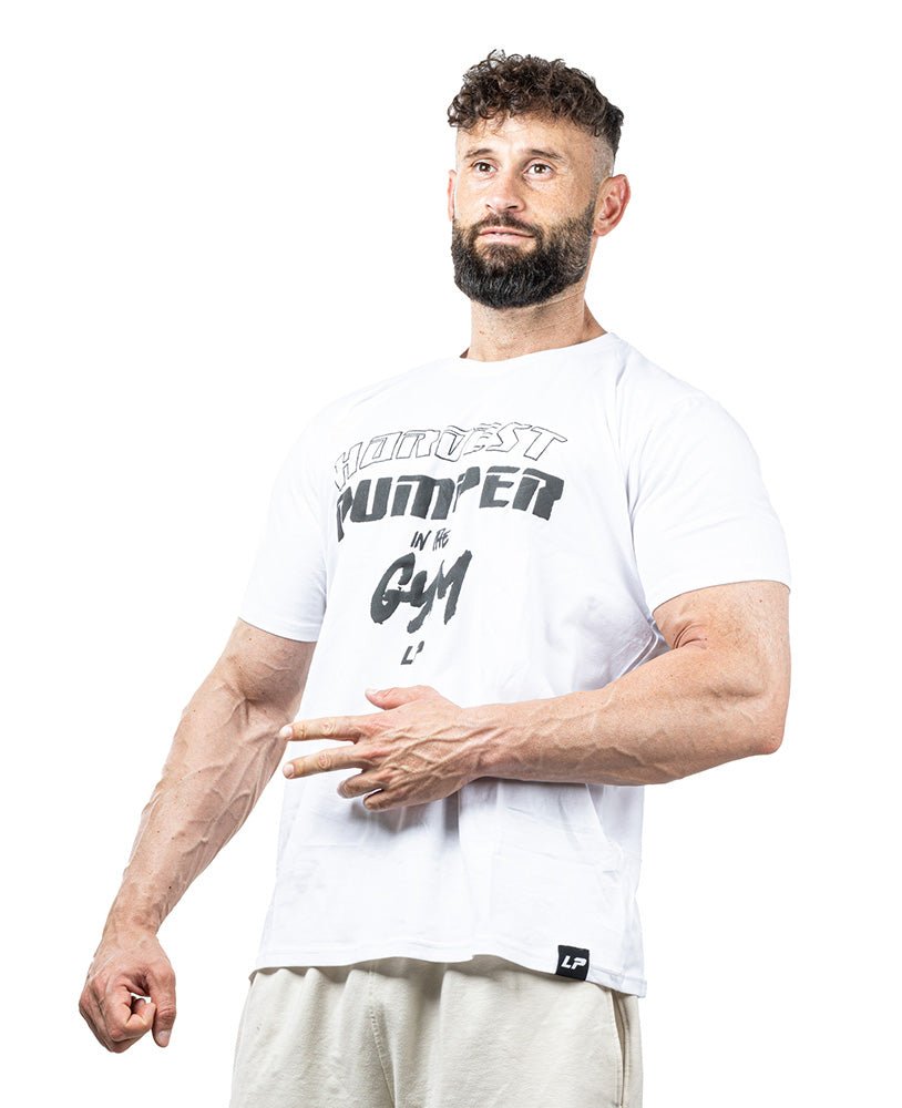 T-Shirt Hardest Pumper in the Gym Single-Jersey - Legal Power