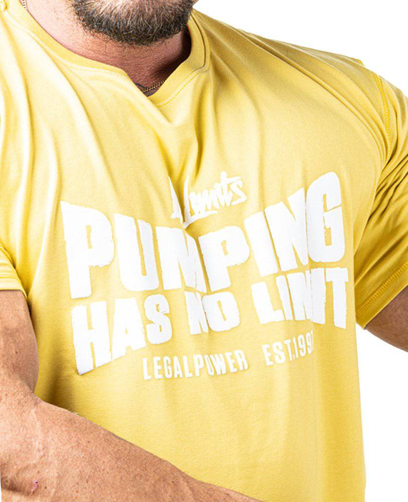 T-Shirt Pumping has no Limit Heavy Jersey - Legal PowerT-ShirtsT-Shirts