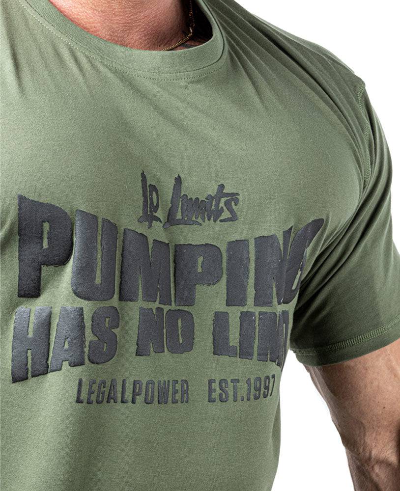 T-Shirt Pumping has no Limit Heavy Jersey - Legal PowerT-ShirtsT-Shirts