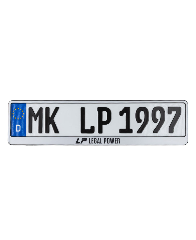 LEGAL POWER License Plate Holder