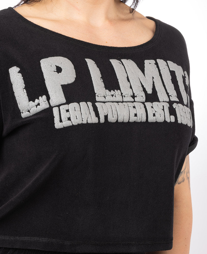 Crop Top LP Girls Stonewashed Towelling