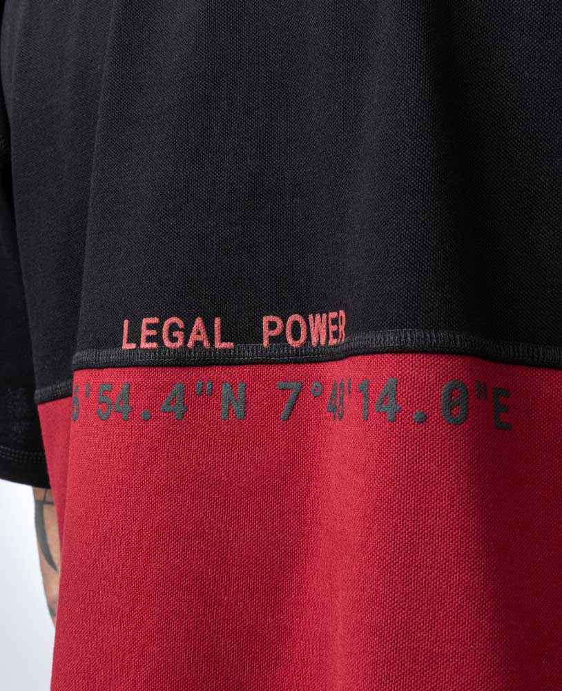 Rag Top Power Split Jersey Pique - Legal Power