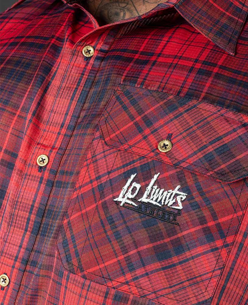 Kurzarm-Hemd LpLimits Athlete Dobby Kariert