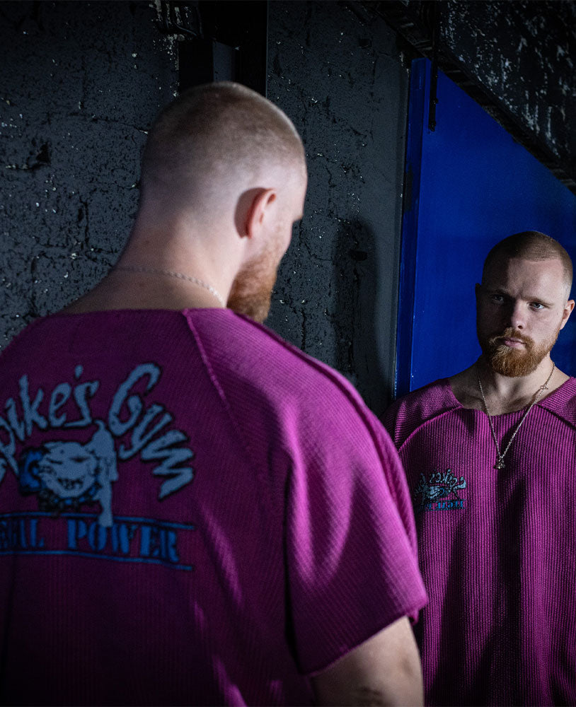 Rag Top Spikes Magenta Stonewashed Boston