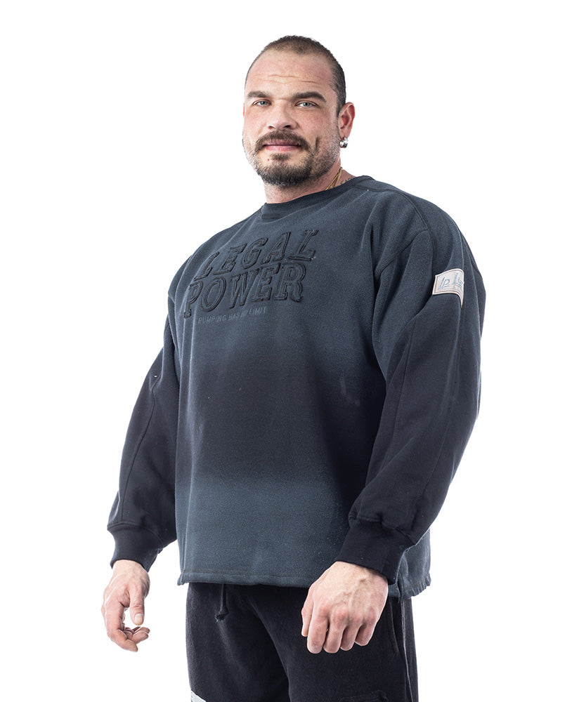 Sweater Legal Power Sprayed Stonewashed brushed inside Ottomix