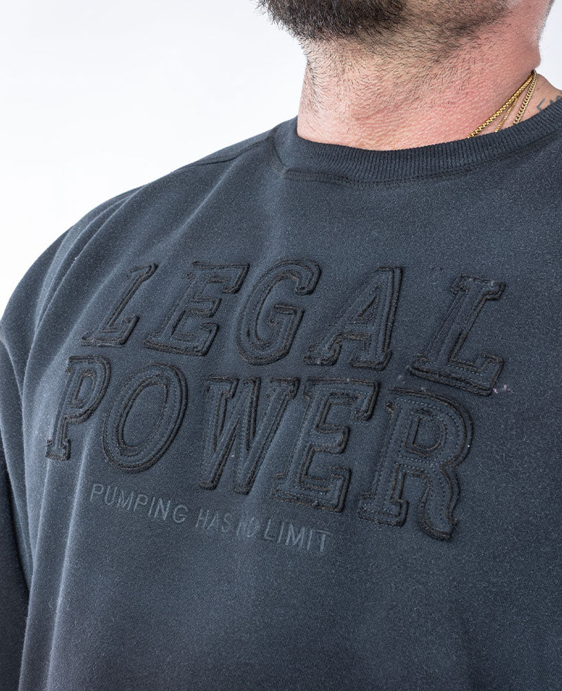 Sweater Legal Power Sprayed Stonewashed brushed inside Ottomix