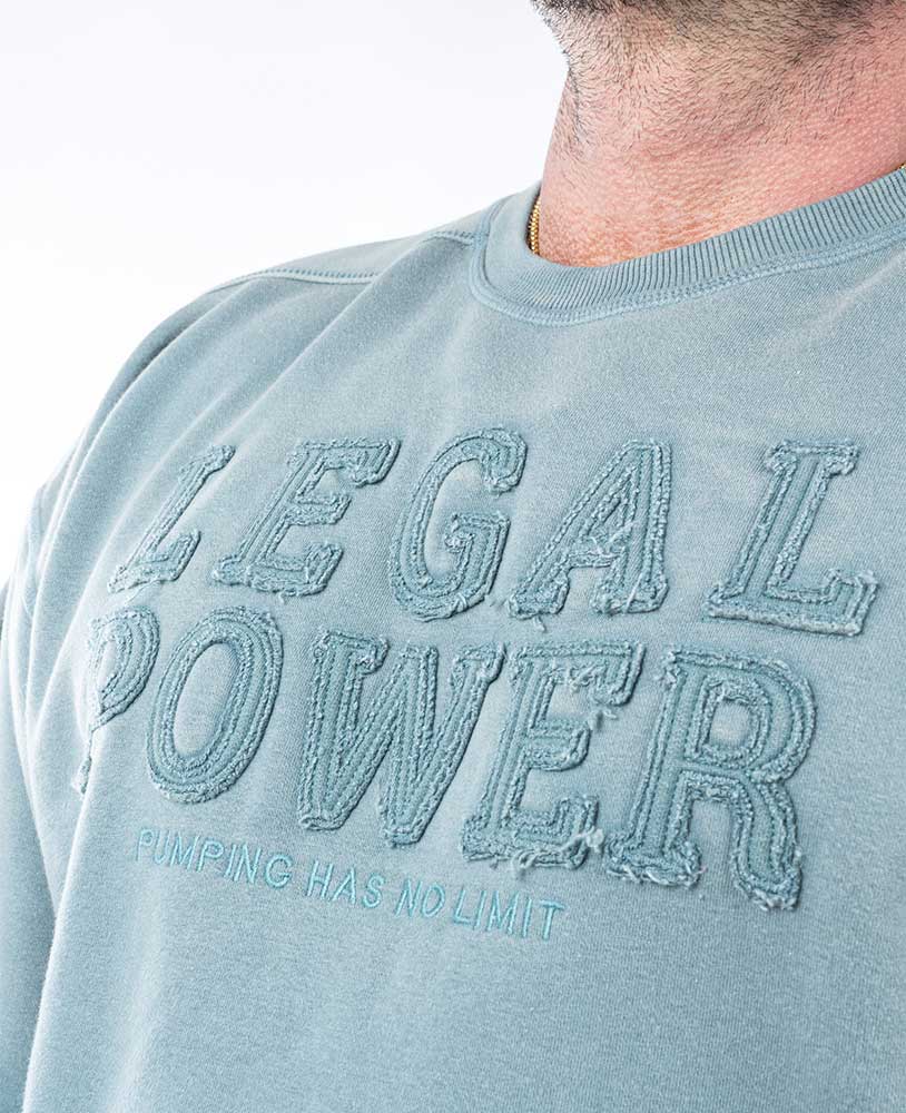Sweater Legal Power Sprayed Stonewashed brushed inside Ottomix