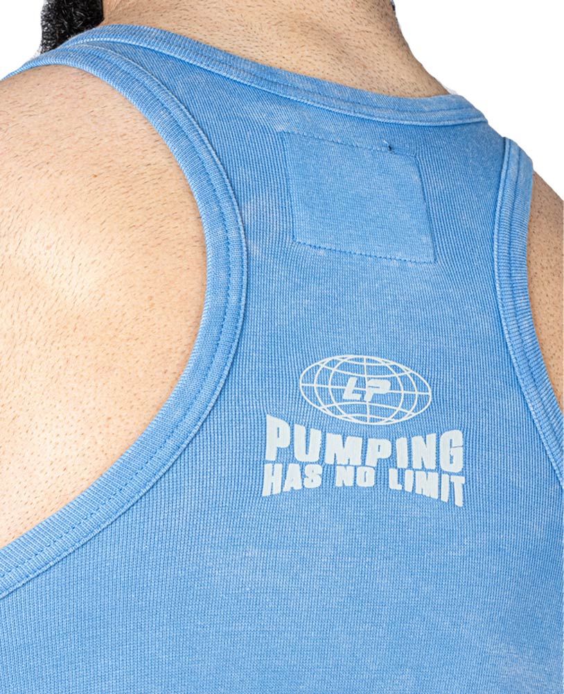 Tanktop Pumping has no Limit Stonewashed Ribbed - Legal Power
