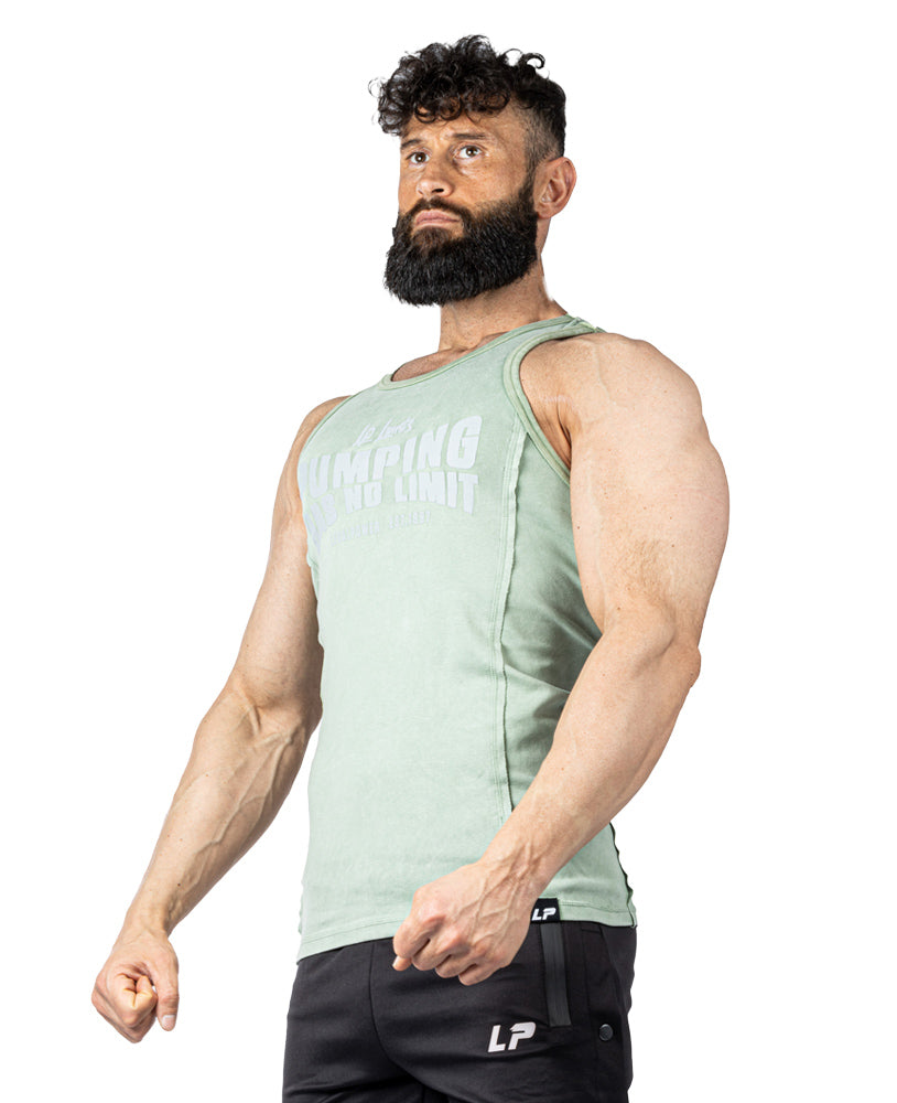 Tanktop Pumping has no Limit Stonewashed Ribbed