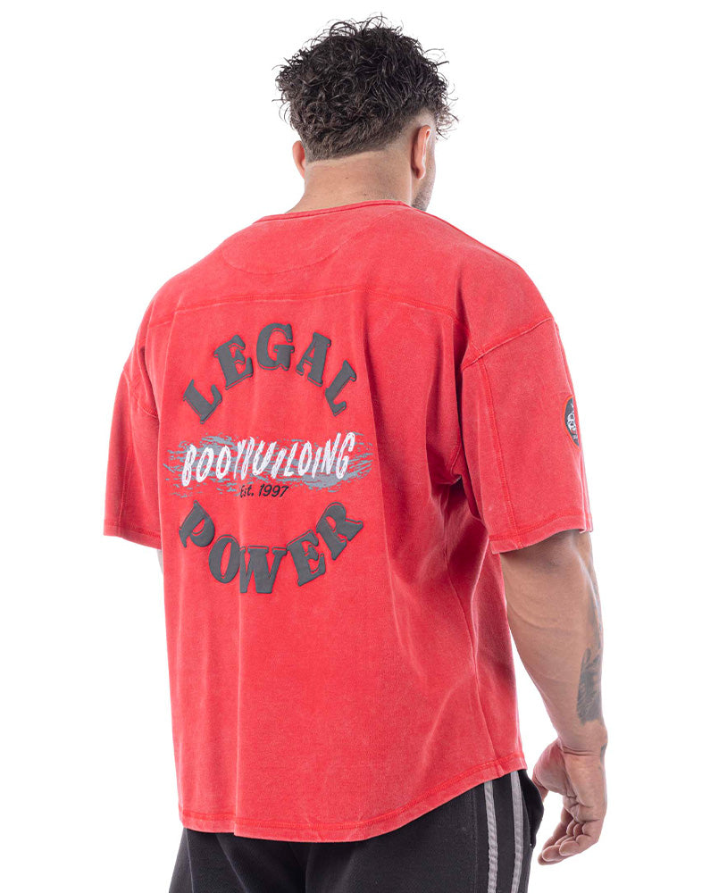 Rag Top Bodybuilding Stonewashed Jersey Pique