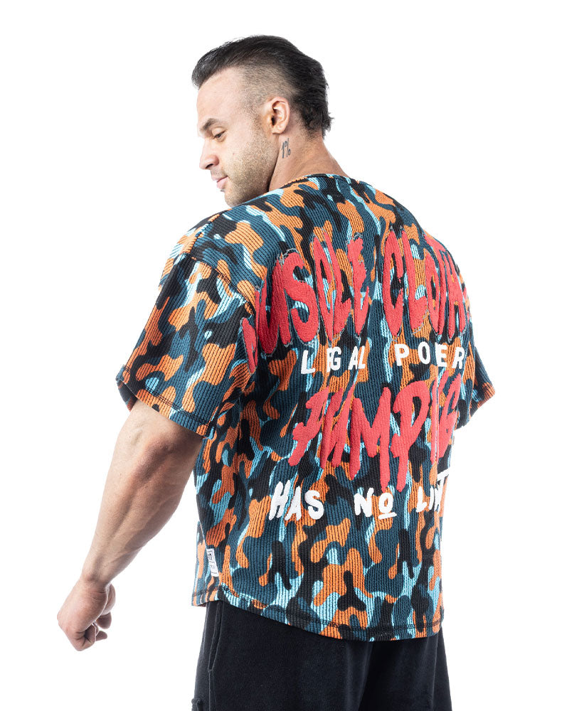 Abbigliamento muscolare Rag Top Camo Boston