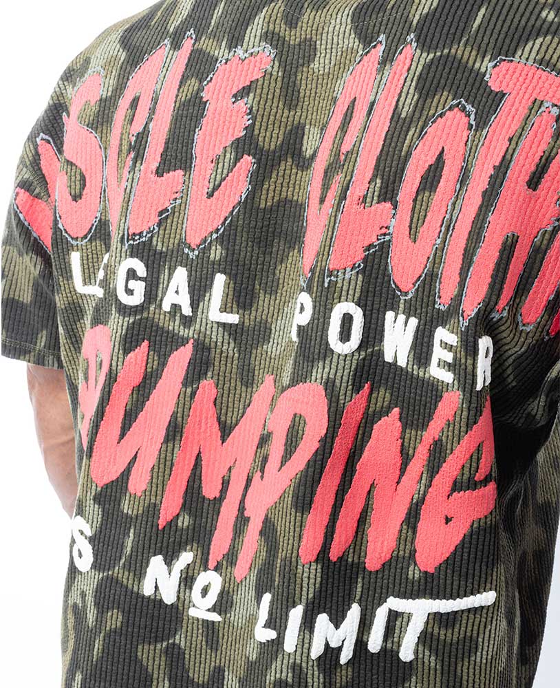Abbigliamento muscolare Rag Top Camo Boston