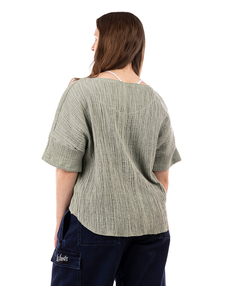Rag Top LpLimits Crinkle Muslin