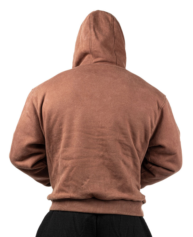 Heavy Zip Hoodie Devils Stonewashed Ottomix Fleece - Legal Power