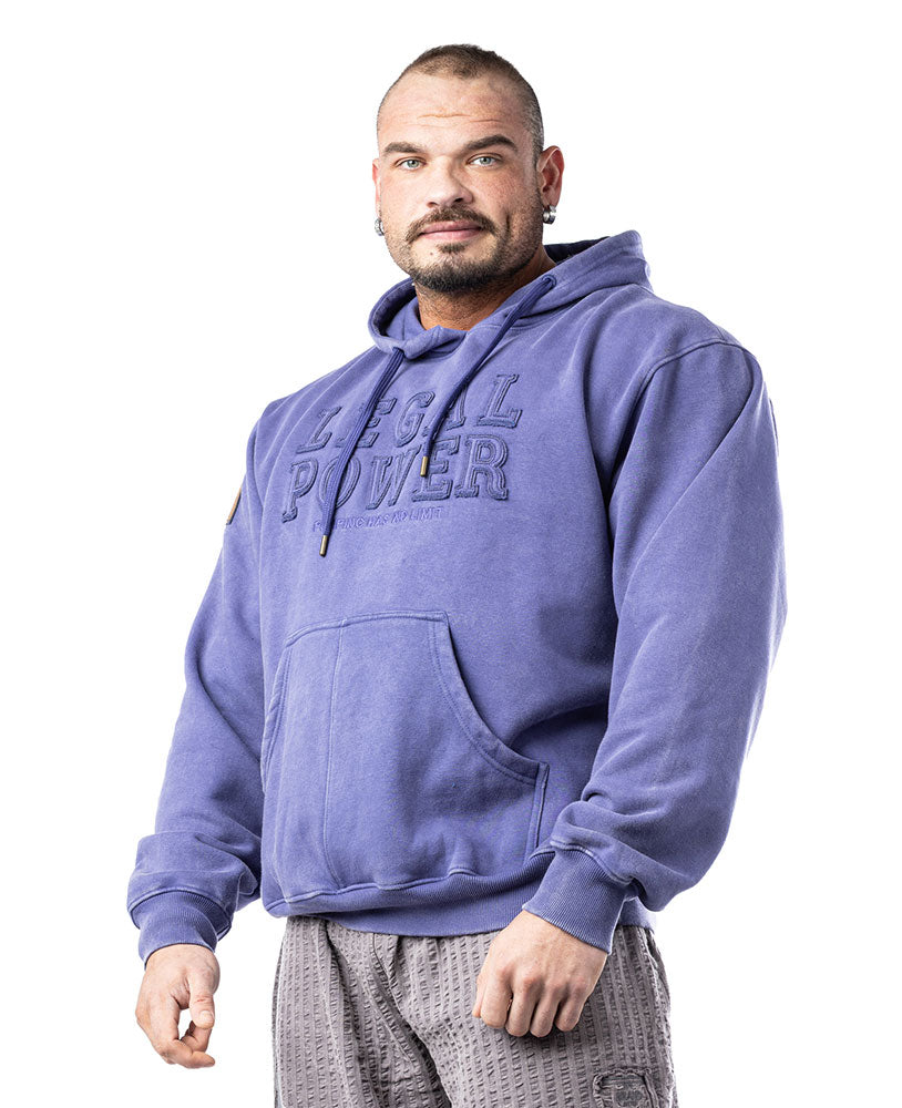 Hoodie Legal Power Stonewashed brushed inside Ottomix