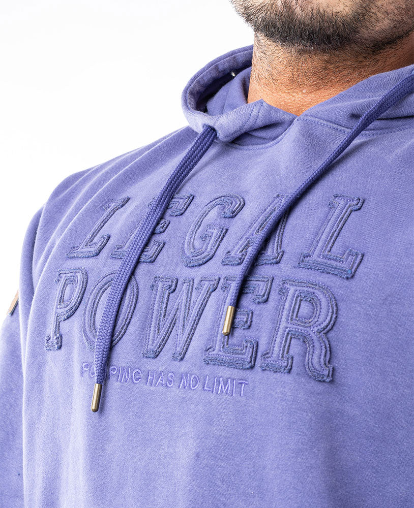 Hoodie Legal Power Stonewashed brushed inside Ottomix
