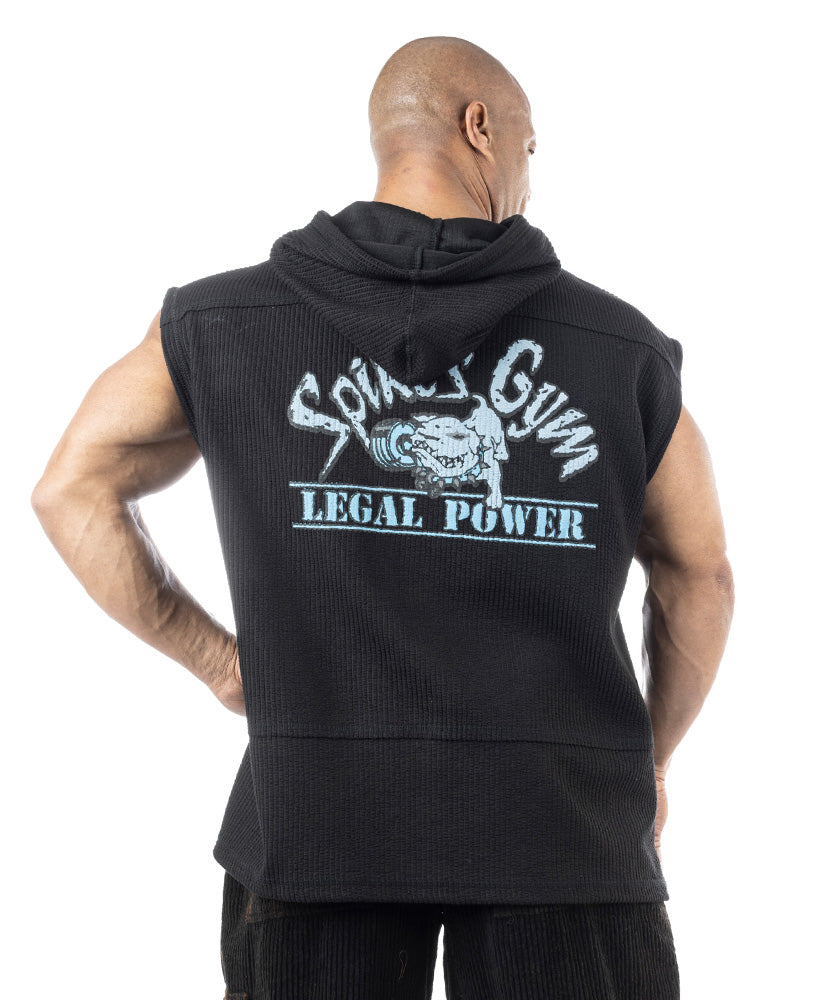 Sleeveless Oldschool Spikes Hoodie Boston