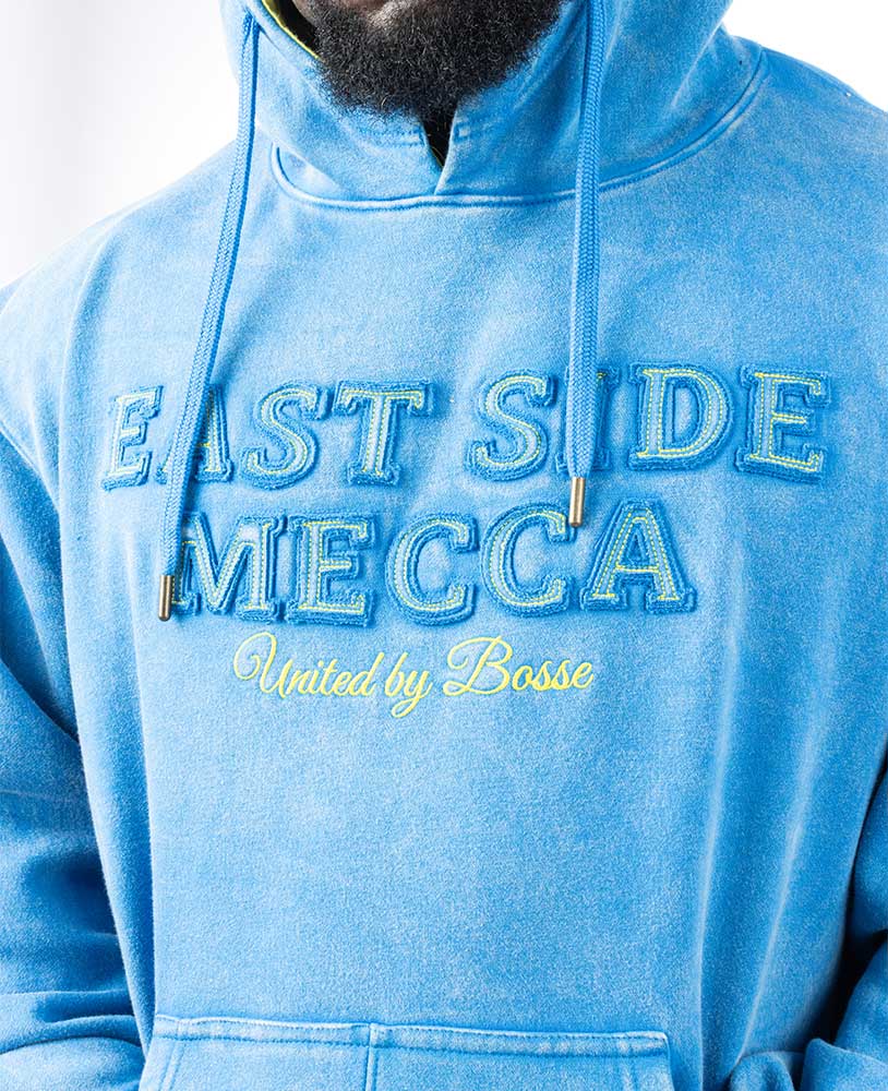 Hoodie East Side Mecca Bosse Stonewashed brushed inside Ottomix
