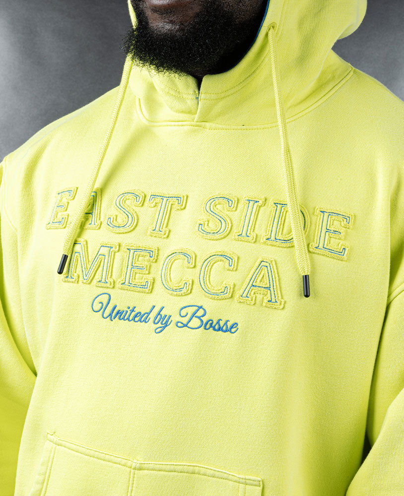 Hoodie East Side Mecca Bosse Stonewashed brushed inside Ottomix