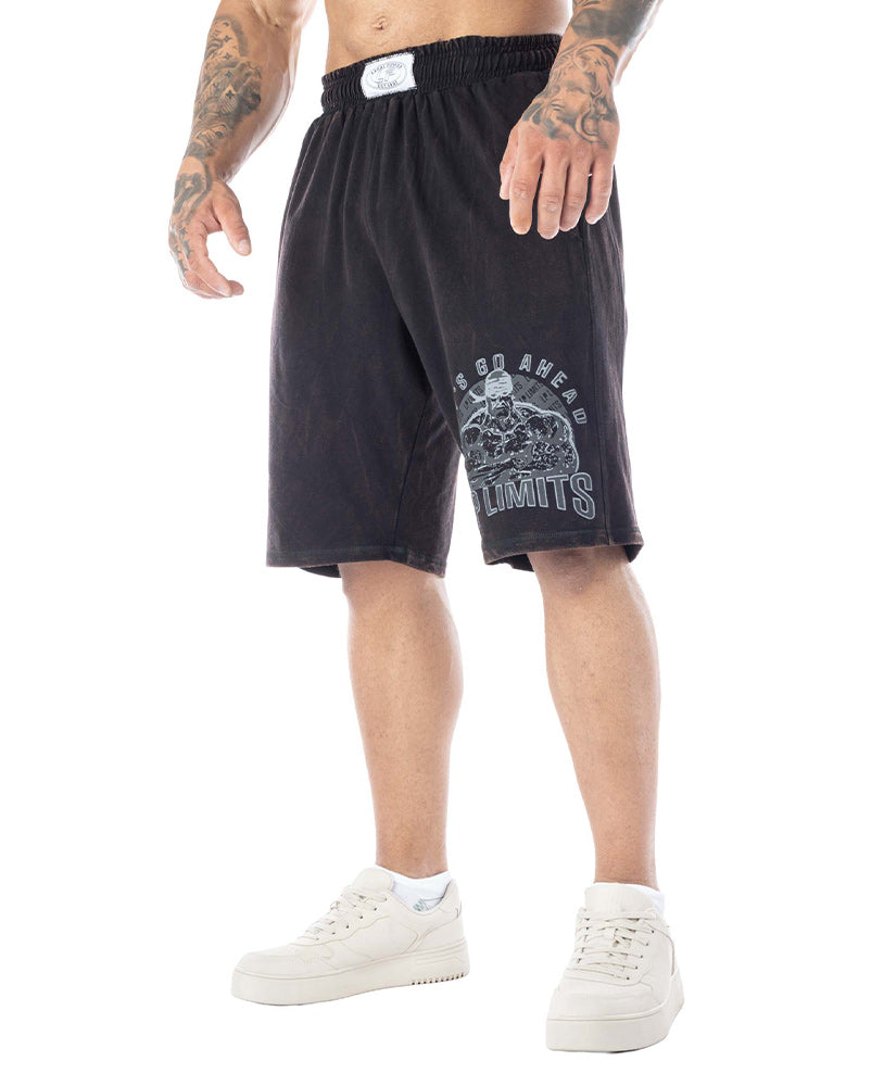 Shorts Let's Go Ahead Stonewashed Jersey Pique
