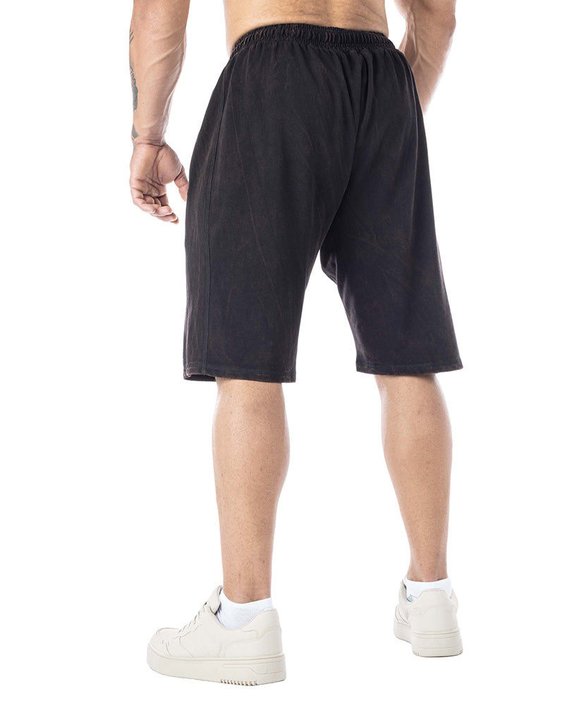 Shorts Let's Go Ahead Stonewashed Jersey Pique