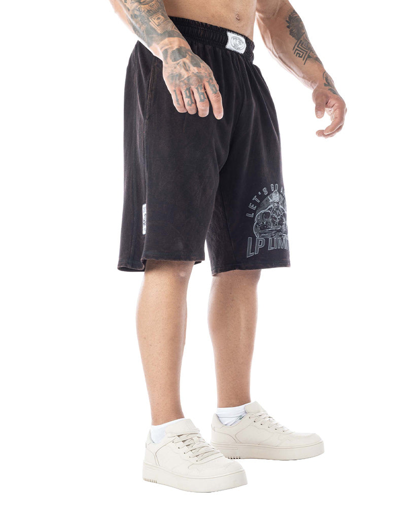 Shorts Let's Go Ahead Stonewashed Jersey Pique