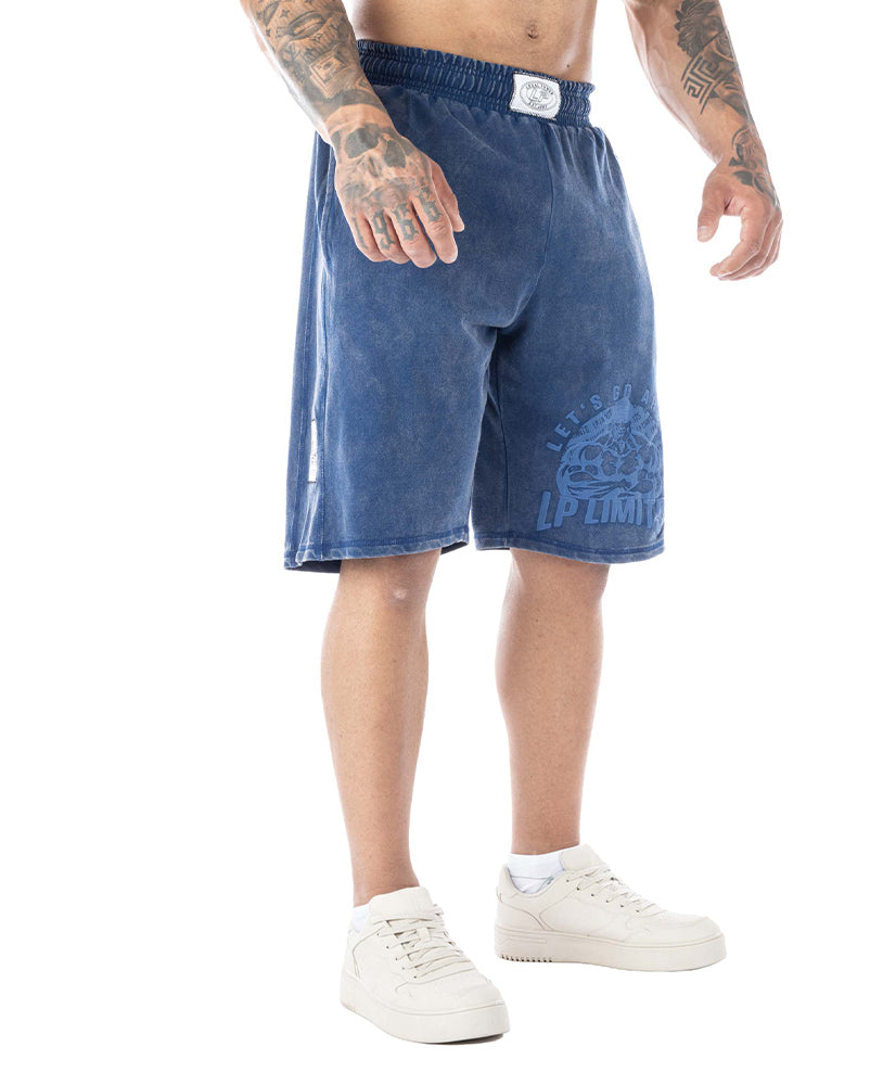 Shorts Let's Go Ahead Stonewashed Jersey Pique