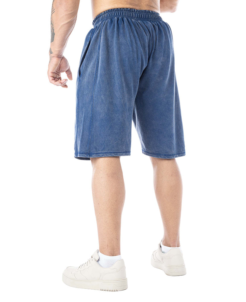 Shorts Let's Go Ahead Stonewashed Jersey Pique