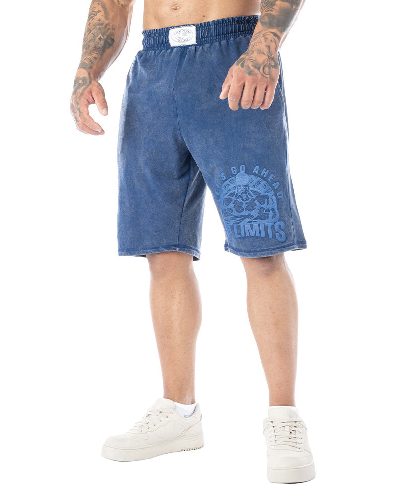 Shorts Let's Go Ahead Stonewashed Jersey Pique